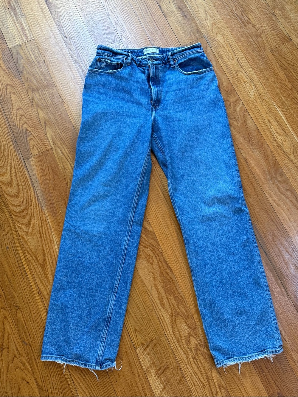 Abercrombie & Fitch Women's The 90s Relaxed Jean, High Rise, Curve Love